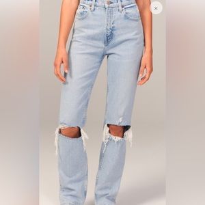 Abercrombie 90s Ultra High Rise Straight Jeans Sz 28s